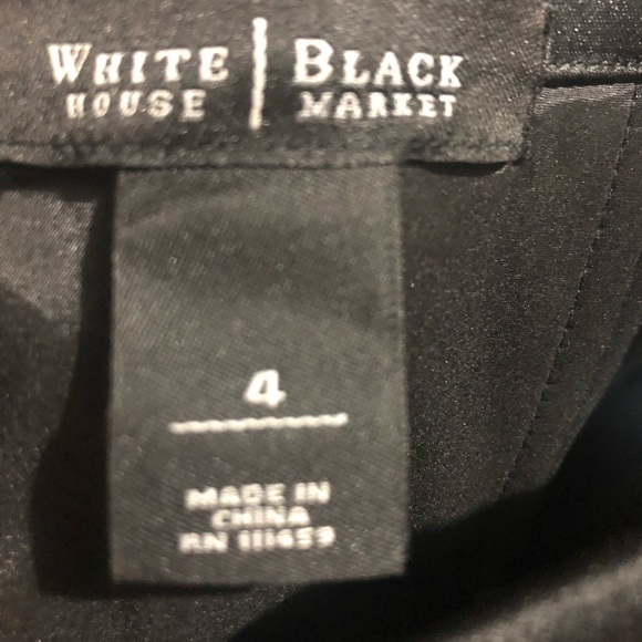 ❤️ WHITE HOUSE BLACK MARKET SATIN HOMECOMING DRESS - Picture 4 of 4